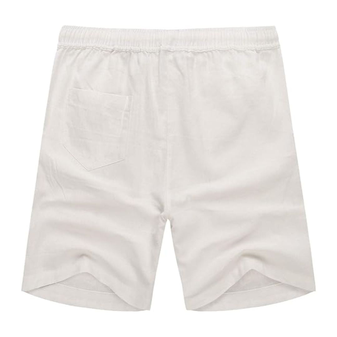 Stefan – Leichte Sommershorts in Weiß