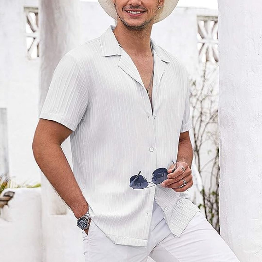 Maximilian – Elegantes Sommer-Hemd in Weiß
