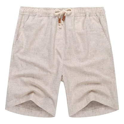 Jonas – Leichte Leinen-Sommershorts in Beige