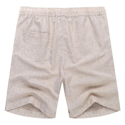 Jonas – Leichte Leinen-Sommershorts in Beige
