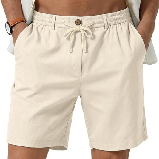 Finn – Leichte Sommershorts in Beige