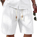 Stefan – Leichte Sommershorts in Weiß