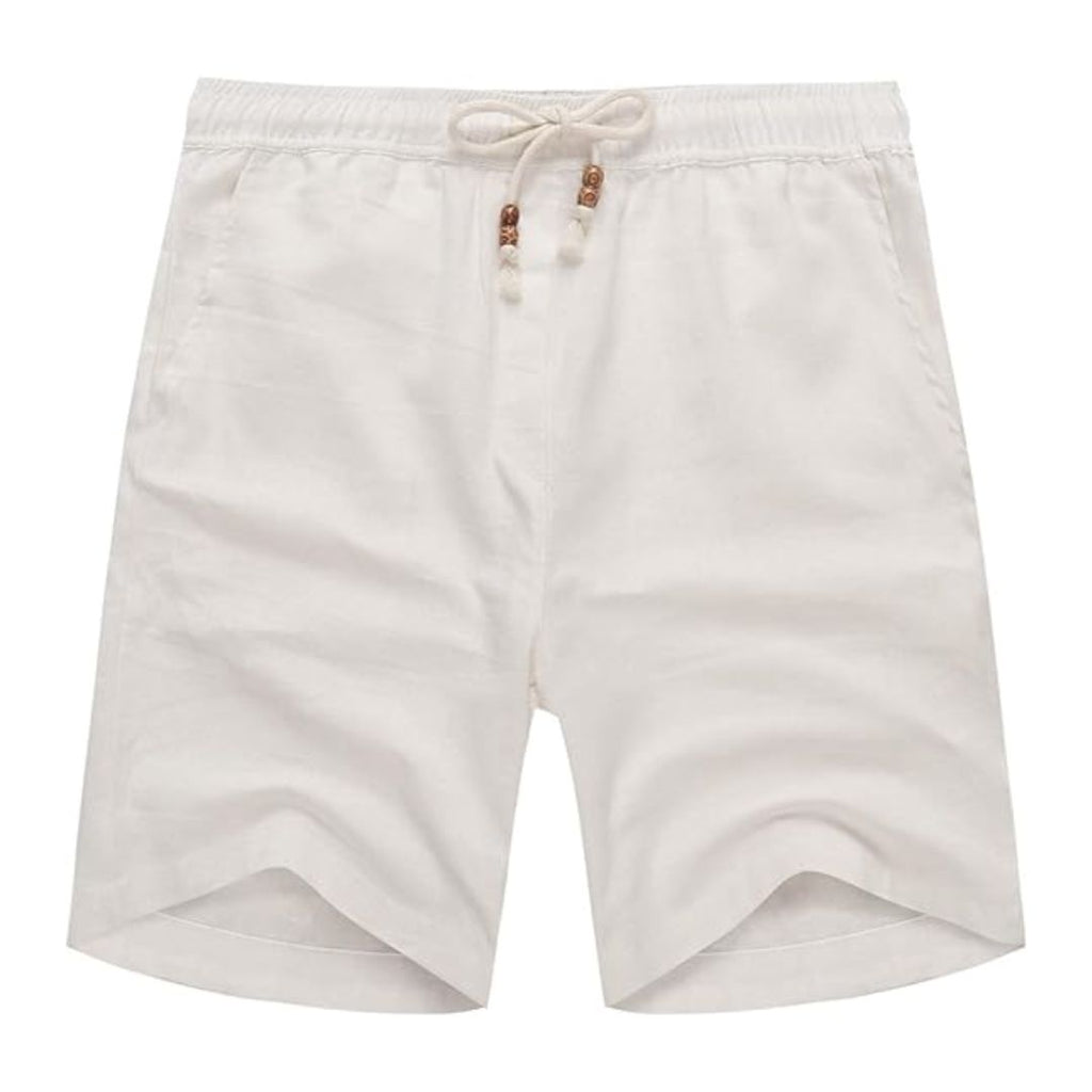 Stefan – Leichte Sommershorts in Weiß