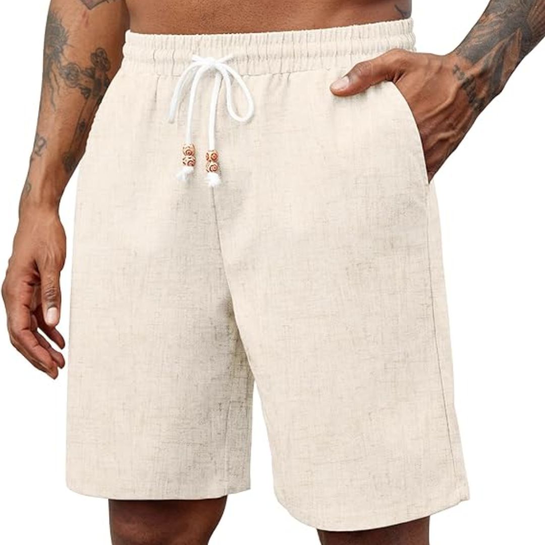Florian – Leichte Sommershorts in Creme