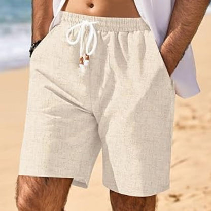 Florian – Leichte Sommershorts in Creme