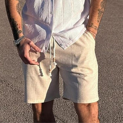 Florian – Leichte Sommershorts in Creme