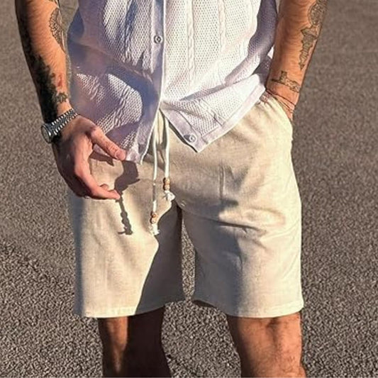 Florian – Leichte Sommershorts in Creme